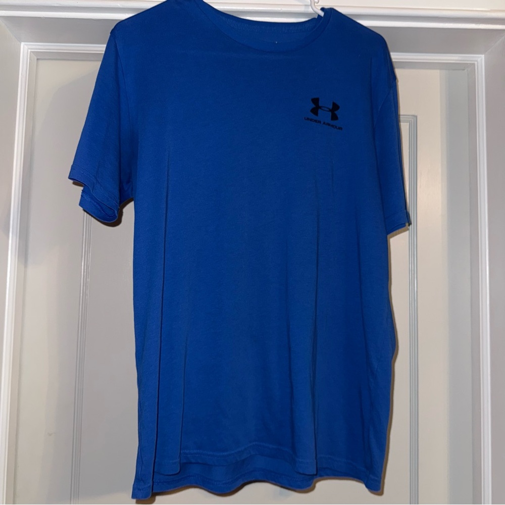 Under Armour Men's Short Sleeve Blue Tee